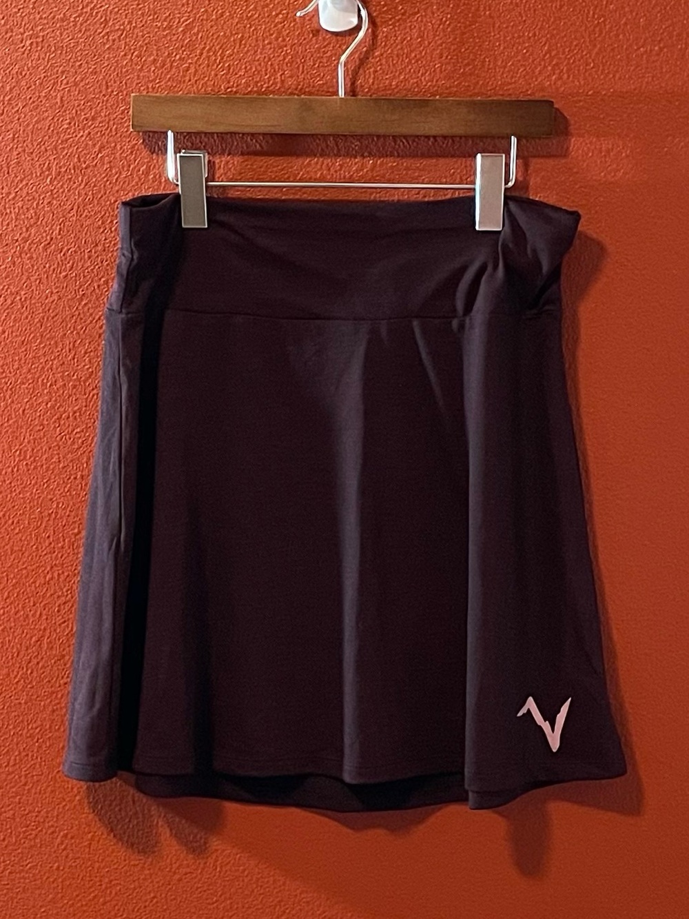 Voormi Women’s Performance Plum Fine Imported Wool Blend Athletic Skirt